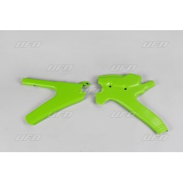 Plastiki i naklejki UFO osłony ramy kawasaki kx 125/250 '92-93