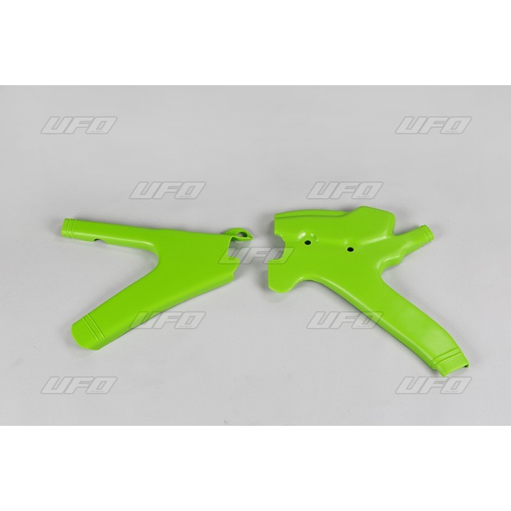 Plastiki i naklejki UFO osłony ramy kawasaki kx 125/250 '92-93