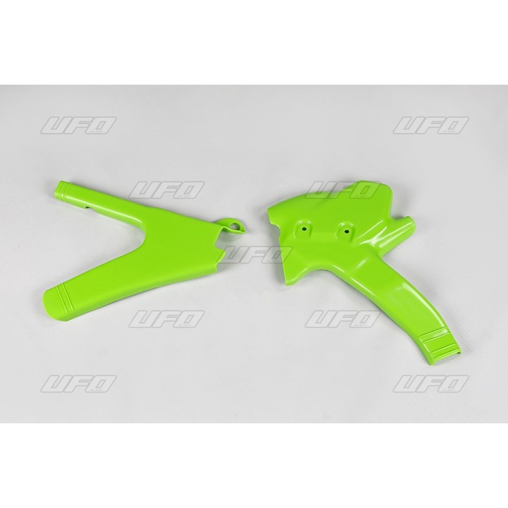 Plastiki i naklejki UFO osłony ramy kawasaki kdx 200 '95-18