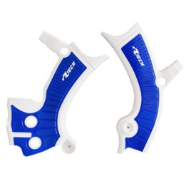 Plastiki i naklejki RACETECH (rtech) osłony ramy (komplet) bi-material super grip yamaha yzf 250 '19-21, yz-fx 250 '20-21, yzf…