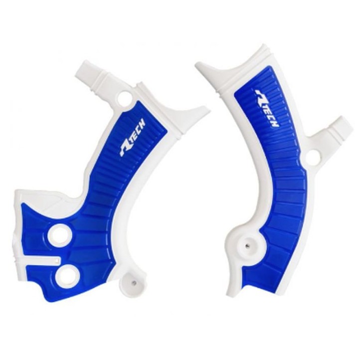 Plastiki i naklejki RACETECH (rtech) osłony ramy (komplet) bi-material super grip yamaha yzf 250 '19-21, yz-fx 250 '20-21, yzf…