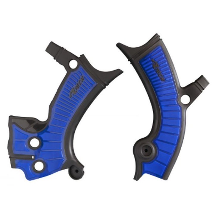 Plastiki i naklejki RACETECH (rtech) osłony ramy (komplet) bi-material super grip yamaha yzf 250 '19-21, yz-fx 250 '20-21, yzf…