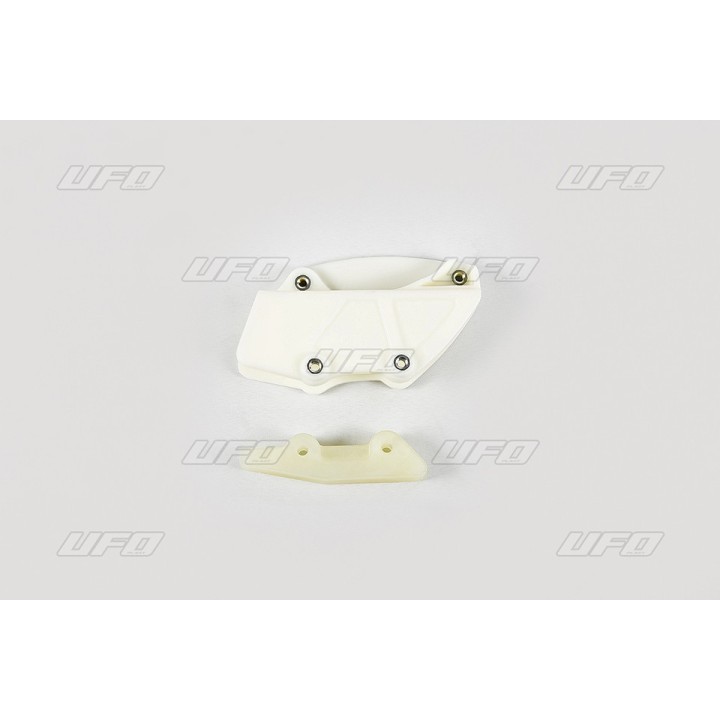Plastiki i naklejki UFO prowadnica łańcucha honda cr 125/250/500 '88-89