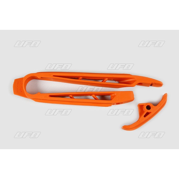 Plastiki i naklejki UFO ślizg łańcucha (mały i duży) ktm sx/sxf '07-'10, EXC '08-'11