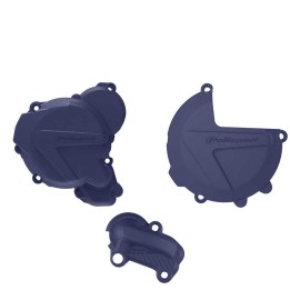 Plastiki i naklejki POLISPORT zestaw osłona pokrywy (dekla) alternatora oraz osłona pokrywy sprzęgła husqvarna te 250/300 '20-'…
