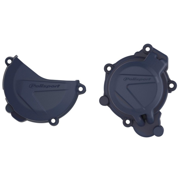 Plastiki i naklejki POLISPORT zestaw osłona pokrywy (dekla) alternatora oraz osłona pokrywy sprzęgła ktm sx/xc 125/150 '16-'18;…