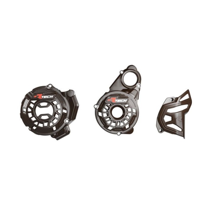 Plastiki i naklejki RACETECH (rtech) osłona pokrywy sprzęgła, alternatora i zębatki zdawczej (komplet) kove 800 x pro / rally '…