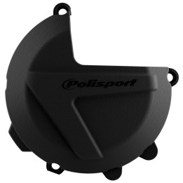 Plastiki i naklejki POLISPORT osłona pokrywy (dekla) sprzęgła ktm exc-f 250/350 '18-'23; husqvarna fe 250/350 '19-'23 czarny