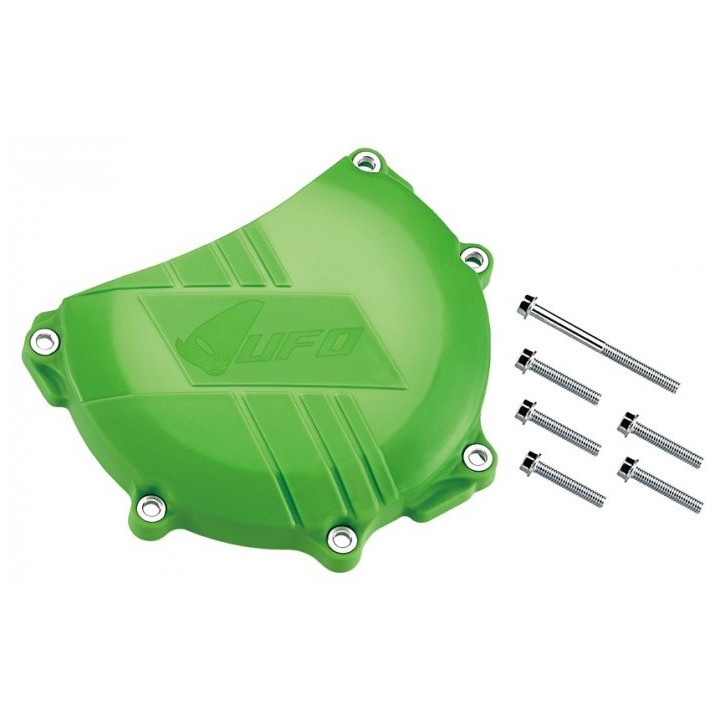 Plastiki i naklejki UFO osłona pokrywy sprzęgła kawasaki kxf 450 '16-'17,