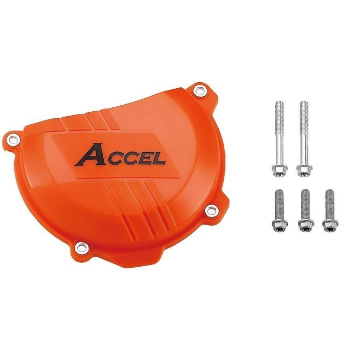ACCEL osłona pokrywy sprzęgła (plastikowa) ktm SXF250 '13- , EXCF250 '14-, SXF350 '11-, EXCF350 '12-,