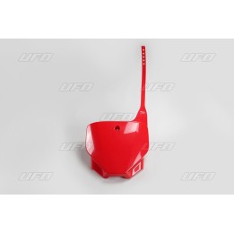 Plastiki i naklejki UFO tablica na numer startowy honda crf 230 '06-26,