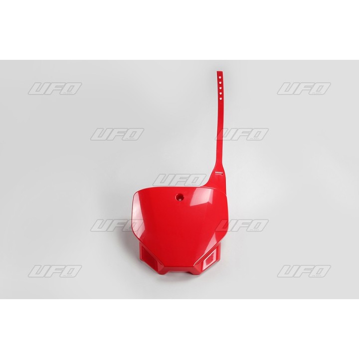 Plastiki i naklejki UFO tablica na numer startowy honda crf 230 '06-26,