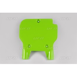Plastiki i naklejki UFO tablica na numer startowy kawasaki kx 80 '91-'97