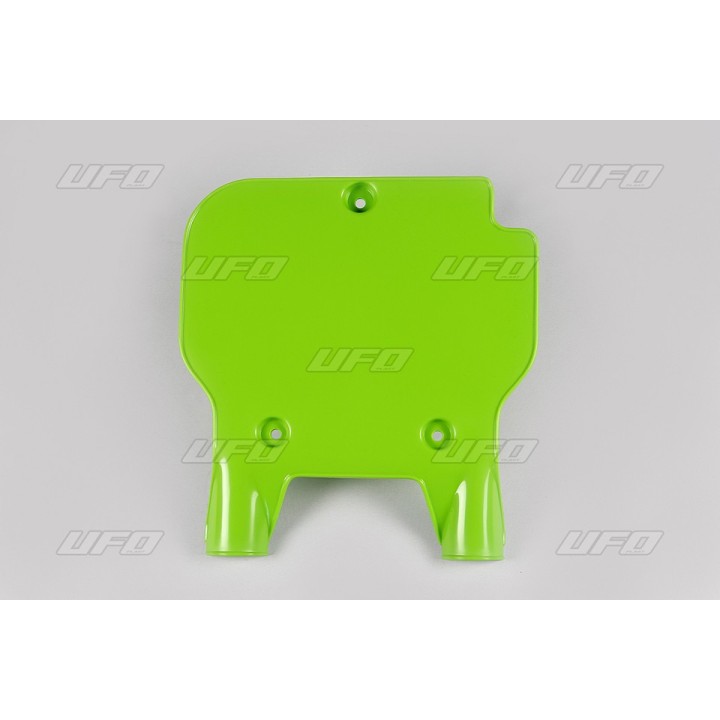Plastiki i naklejki UFO tablica na numer startowy kawasaki kx 80 '91-'97