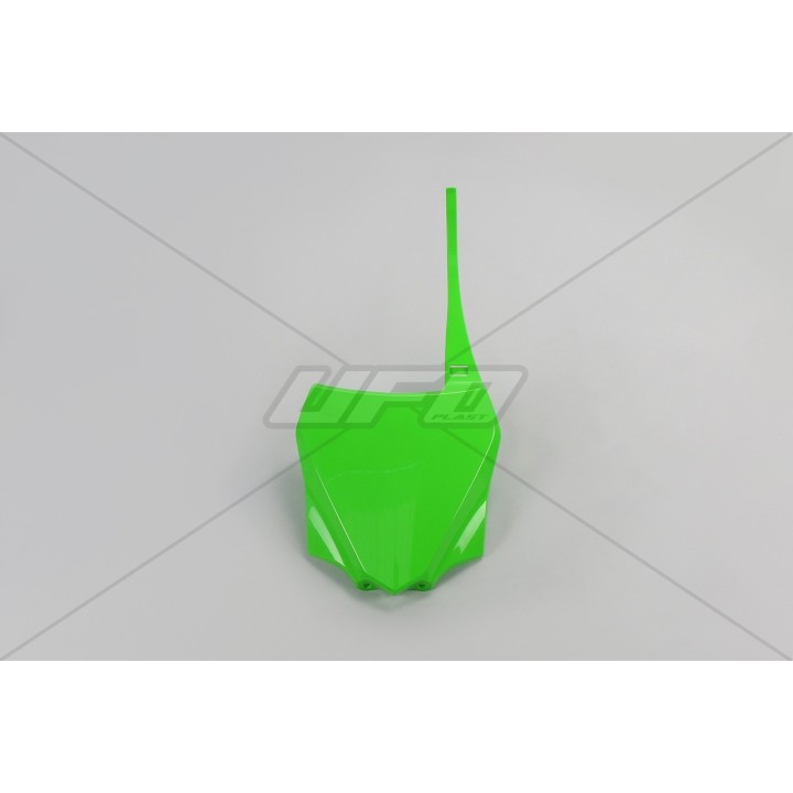 Plastiki i naklejki UFO tablica na numer startowy kawasaki kx 85 '14-'26, kx 100 '14-'21, kx 112 '22-'26,