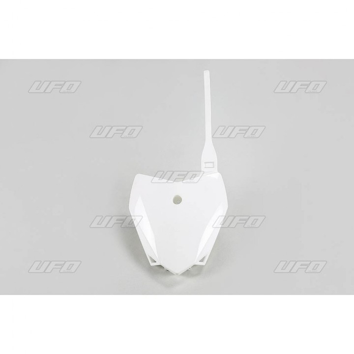 Plastiki i naklejki UFO tablica na numer startowy kawasaki klx 110 '10-'26,