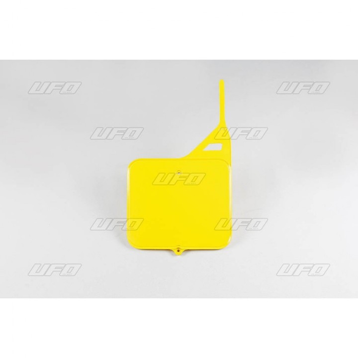 Plastiki i naklejki UFO tablica na numer startowy suzuki rm 125 '87-'95