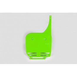 Plastiki i naklejki UFO tablica na numer startowy kawasaki kx 60 '84-'04