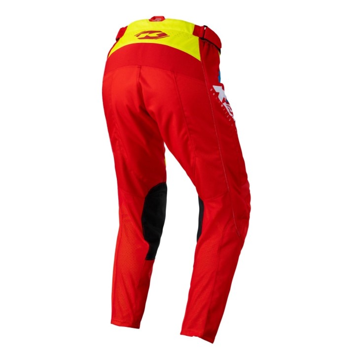 KENNY RACING SPODNIE CROSS/ENDURO MODEL TRACK FOCUS KID/JUNIOR NEON YELLOW/RED