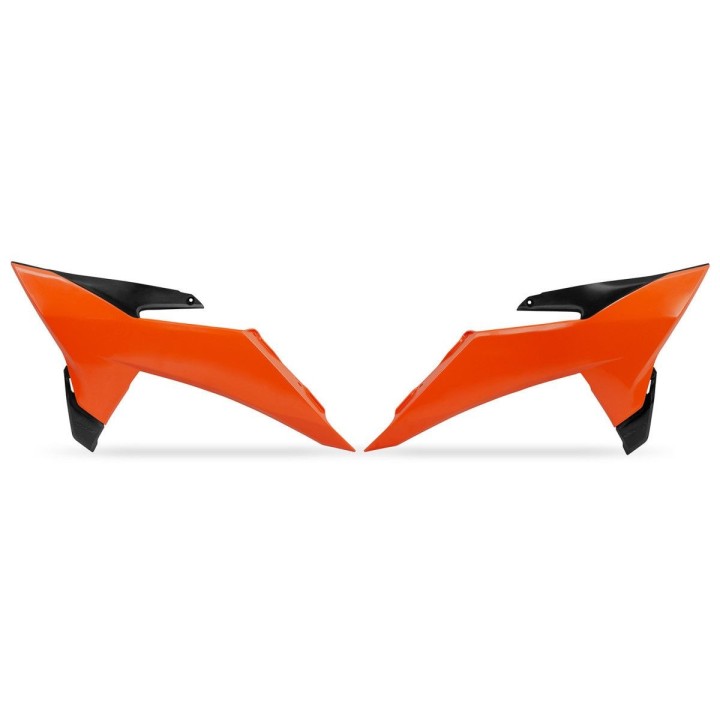 Plastiki i naklejki UFO osłony chłodnicy ktm SX 125 / 150 / 250 / 300 '25-'26, sxf (sx-f) 250 / 350 / 450 '25-'26