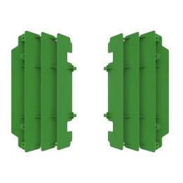 Plastiki i naklejki POLISPORT osłony chłodnicy (kratki-komplet ) kawasaki kx 250 '05-'07