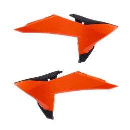 Plastiki i naklejki POLISPORT osłony chłodnicy (komplet) ktm sx/sxf 125/150/200/250/350/450 '25-'26; exc/exc-f 125/150/200/250/…