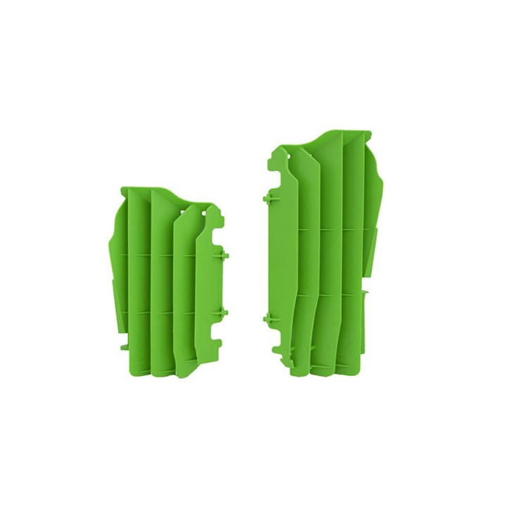 Plastiki i naklejki RACETECH (rtech) osłony (kratki) wlotów chłodnic powiększonych kawasaki kxf 250 / kx 250XC '21-'24, kxf 450…