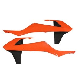 Plastiki i naklejki POLISPORT osłony chłodnicy (komplet) ktm sx/sxf '16-'18; exc/excf '17-'19