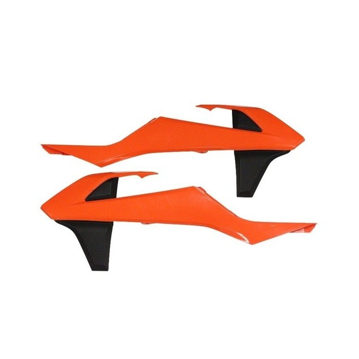 Plastiki i naklejki POLISPORT osłony chłodnicy (komplet) ktm sx/sxf '16-'18; exc/excf '17-'19