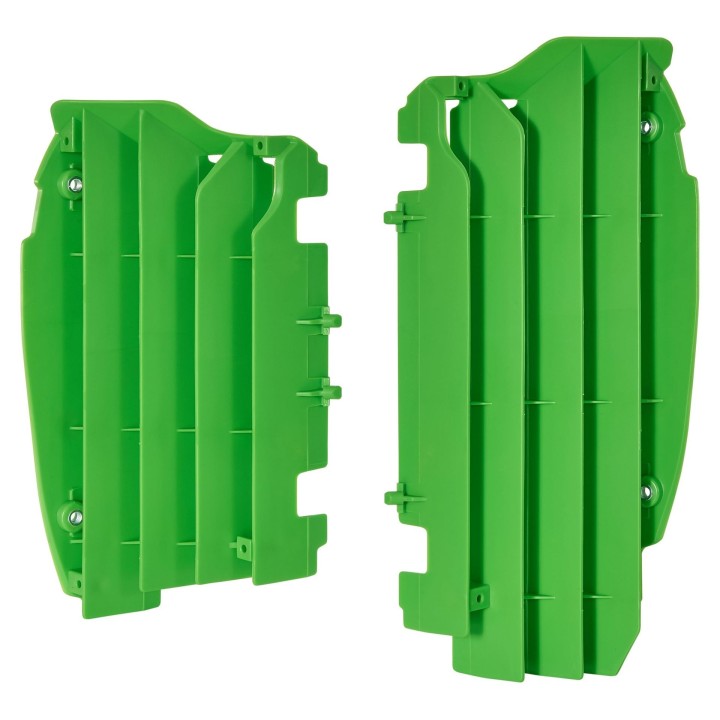 Plastiki i naklejki POLISPORT osłony chłodnicy (kratki - komplet) kawasaki kx 450F '12-'15