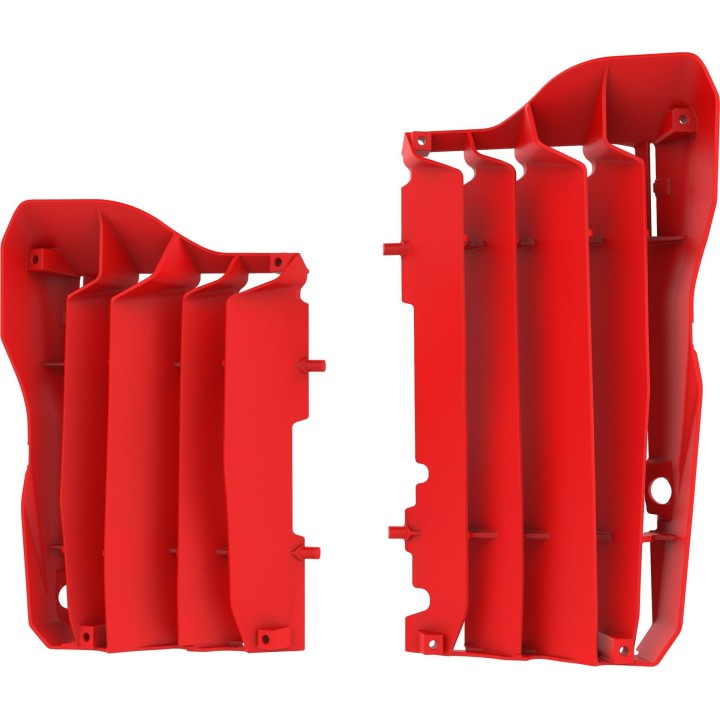 Plastiki i naklejki POLISPORT osłony chłodnicy (kratki - komplet) honda crf 450R '17-'20