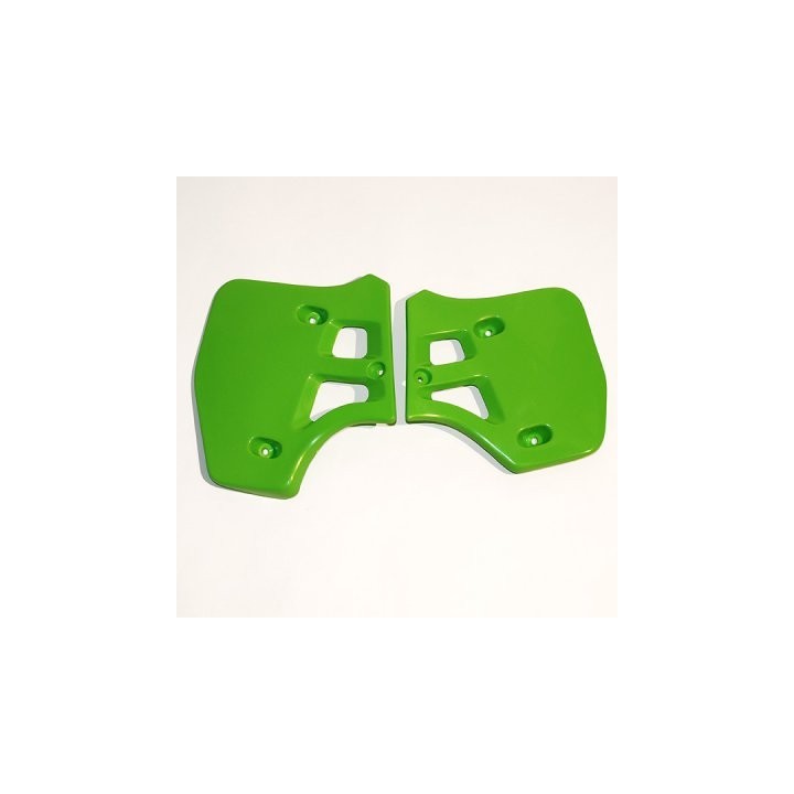 Plastiki i naklejki UFO osłony chłodnicy kawasaki kx 250 '88-'89, kx 500 '88-'02