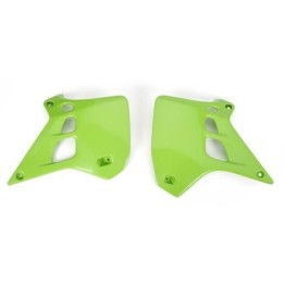 Plastiki i naklejki UFO osłony chłodnicy kawasaki kx 125 '90-'91