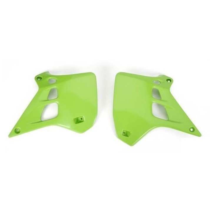 Plastiki i naklejki UFO osłony chłodnicy kawasaki kx 125 '90-'91