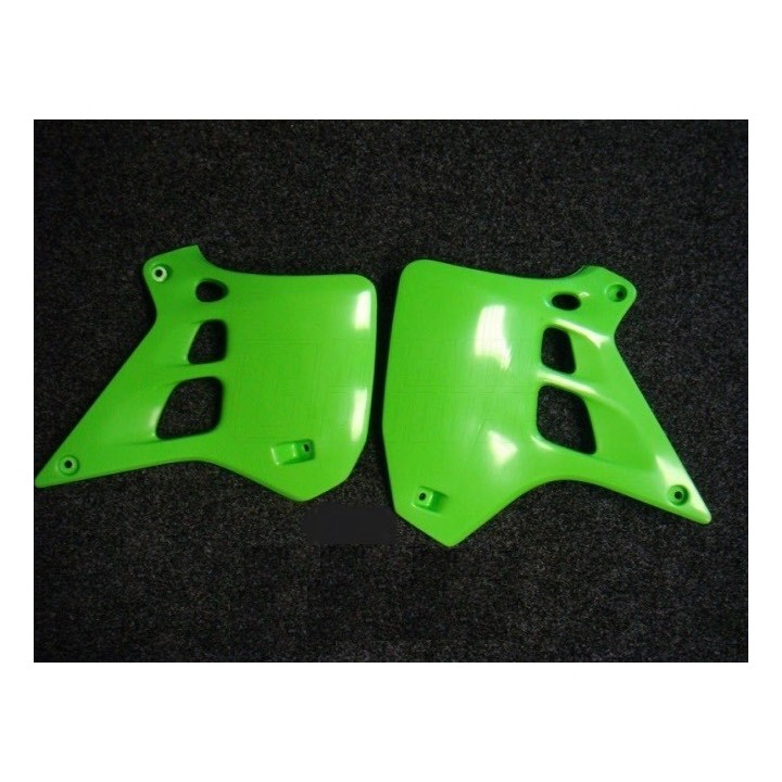 Plastiki i naklejki UFO osłony chłodnicy kawasaki kx 250 '90-'91
