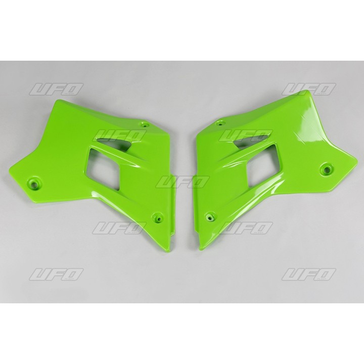 Plastiki i naklejki UFO osłony chłodnicy kawasaki kdx 200 '95-18