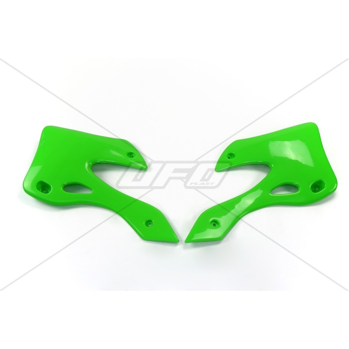Plastiki i naklejki UFO osłony chłodnicy kawasaki kx 125/250 '99-'02