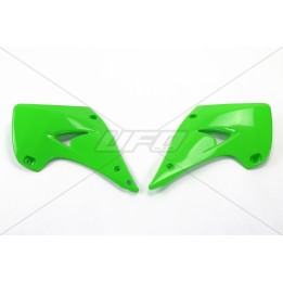 Plastiki i naklejki UFO osłony chłodnicy kawasaki kx 125/250 '03-'17