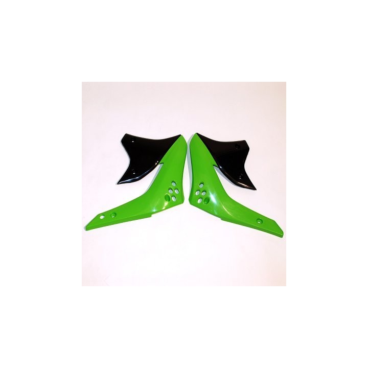 Plastiki i naklejki UFO osłony chłodnicy kawasaki kxf 450 '06-'08,