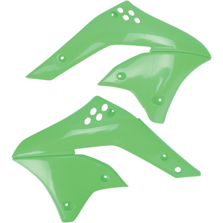 Plastiki i naklejki UFO osłony chłodnicy kawasaki kxf 250 '06- '08,