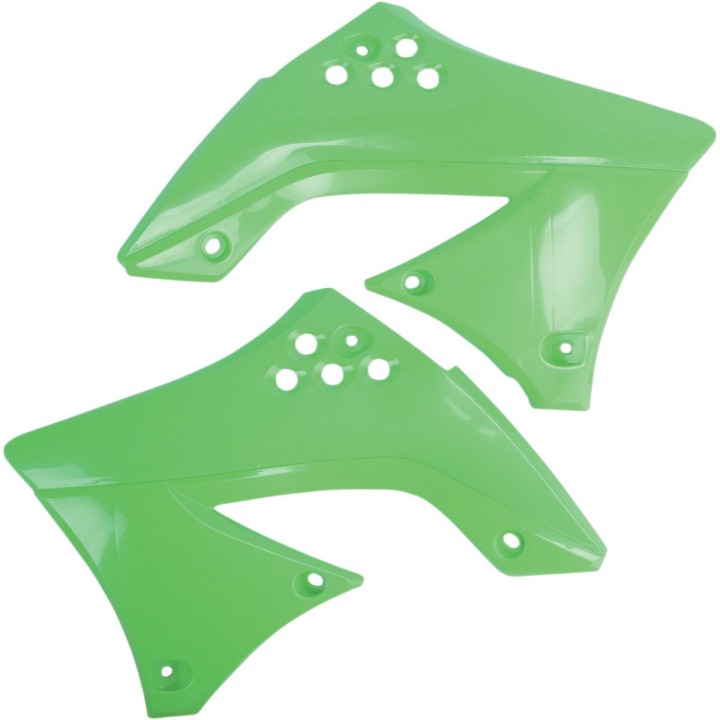 Plastiki i naklejki UFO osłony chłodnicy kawasaki kxf 450 '09