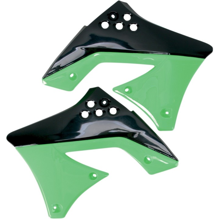 Plastiki i naklejki UFO osłony chłodnicy kawasaki kxf 250 '09-'11