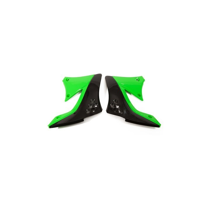 Plastiki i naklejki UFO osłony chłodnicy kawasaki kxf 450 '09-'11