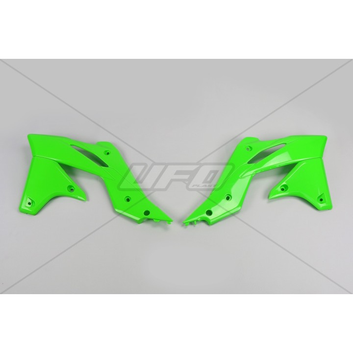 Plastiki i naklejki UFO osłony chłodnicy kawasaki kxf 250 '13-'16