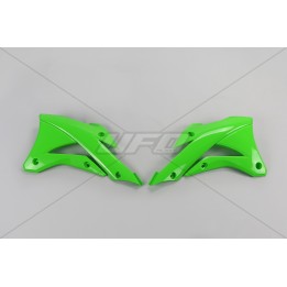 Plastiki i naklejki UFO osłony chłodnicy kawasaki kx 85 '14-'21, kx 100 '14-'21