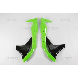 Plastiki i naklejki UFO osłony chłodnicy kawasaki kxf 250 '17-'20