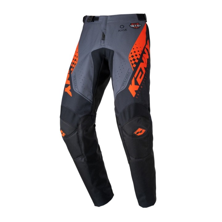 KENNY RACING SPODNIE CROSS/ENDURO MODEL TRACK FOCUS KID/JUNIOR BLACK/ORANGE