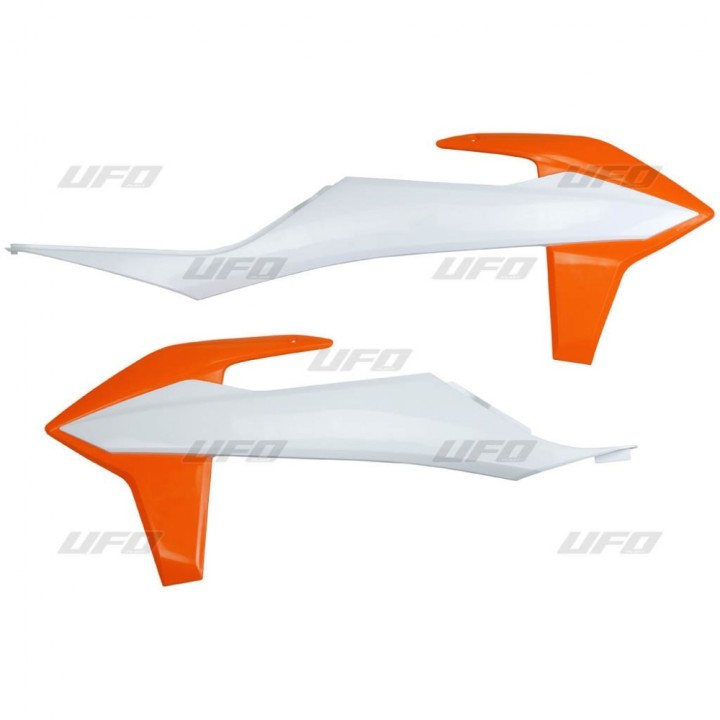 Plastiki i naklejki UFO osłony chłodnicy ktm sx/sxf '19-'20