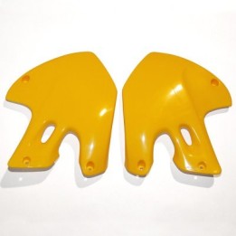 Plastiki i naklejki UFO osłony chłodnicy suzuki rm 125/250 '99-'00