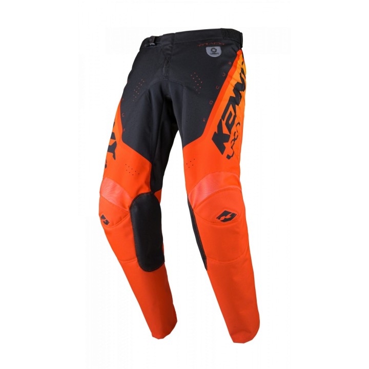 KENNY RACING SPODNIE CROSS/ENDURO MODEL TRACK FOCUS KID/JUNIOR NEON GREY/ORANGE